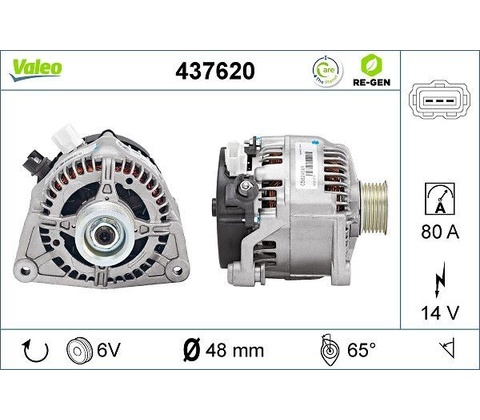 Alternátor VALEO 437620