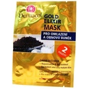 Pleťové masky Dermacol Gold Elixir Caviar Face Mask omlazující maska s kaviárem 2 x 8 g