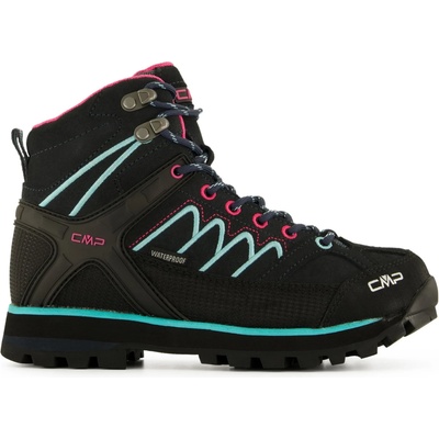 CMP Дамски туристически обувки CMP Women's Moon Mid Trekking Shoe Waterproof Walking boots - Antracite / Acqua - размер 41 (EU) (119-0781-0116)