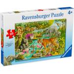 Ravensburger Пъзел Ravensburger от 60 части - Животните на Индия (05163) - baby