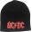 AC/DC шапка Red 3D Logo Black (ACDCBEAN01B)
