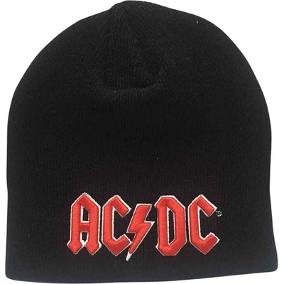 AC/DC шапка Red 3D Logo Black (ACDCBEAN01B)
