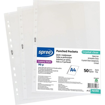 Spree Джоб с перфорация, кристал, А4, 90 luxury (3800884765920)