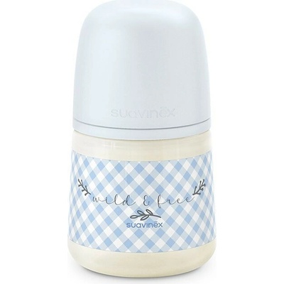 Suavinex Wild & Free Fľaša dojčenská fyziologická modrá 150 ml