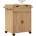 vidaXL Кухненска количка OTTA 59x45x80 см борово дърво масив (4013464)