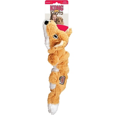 KONG Scrunch Knots Fox Мedium/Large - Забавна кучешка играчка - плюшена лисица