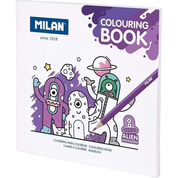 Milan Книжка за оцветяване ''Нашествие на извънземни (5525100204)