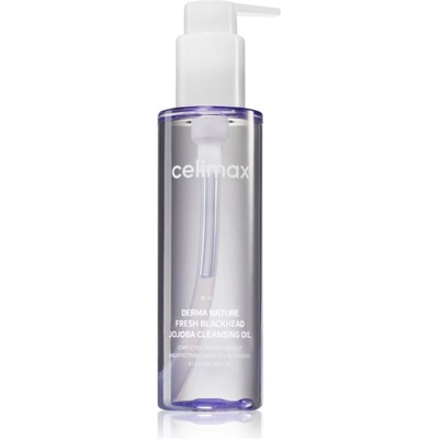 Celimax Derma Nature Jojoba почистващо и премахващо грима масло против черни точки 150ml
