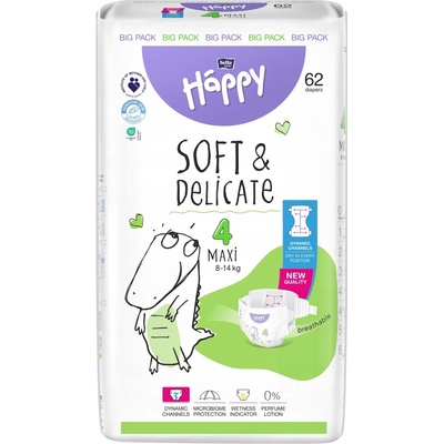 Bella Baby Happy 4 Maxi 8-14 kg 62 ks