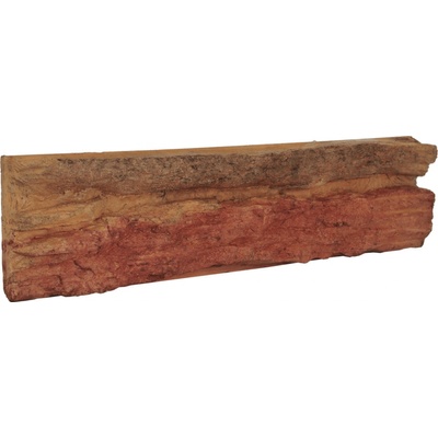 Vaspo skala ohnivá oranžovočervená 8,6 x 38,8 cm reliéfna V55100 0,5m²