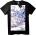 NOONEBRAND Тениска Абстрактен Лобър - 2XL, Black