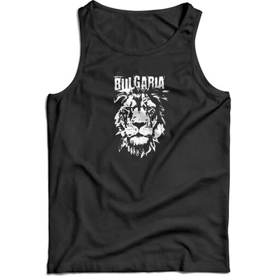 DRAGOWA Мъжки потник български лъв, черна (37385)