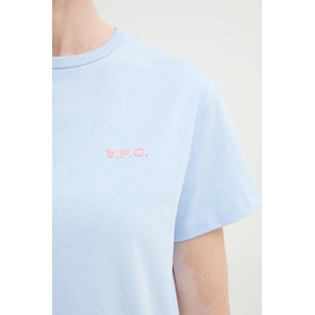 APC Памучна тениска A. P. C. t-shirt boxy petit vpc (COHBQ.F26390)