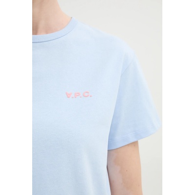 APC Памучна тениска A. P. C. t-shirt boxy petit vpc (COHBQ.F26390)