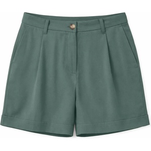 Mazine Дамски къси панталони Mazine Women's Pleated Viscose Shorts - Bottle (112-4429-0213)