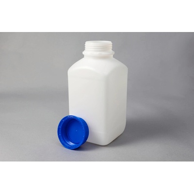 Lahve se širokým hrdlem z HDPE, objem 4000 ml, UN schválení, 12 kusů