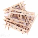 Dalprint Wooden buckles 7, 2cm 10pcs