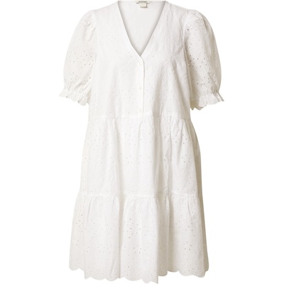 Monki Рокля тип риза бяло, размер L