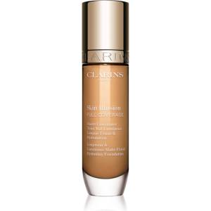 Clarins Skin Illusion Hydrating Foundation високо покривен фон дьо тен цвят 112C 30ml