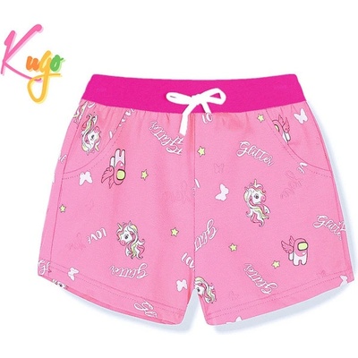Kugo dívčí šortky růžové