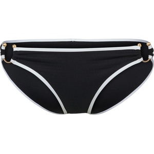 Seafolly Дамско бикини долнище Seafolly Women's Beach Bound Ring Side Hipster Pant Bikini bottom - Black - размер 38 (EU) (150-4246-0113)