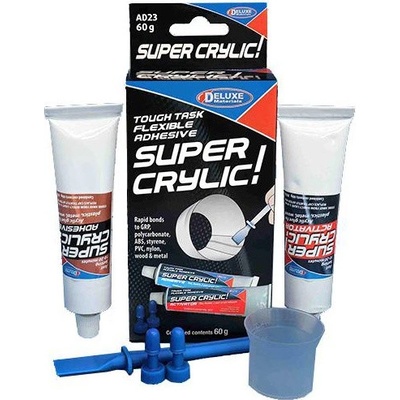 Deluxe Materials Super Crylic dvojzložkové lepidlo na plasty 60ml