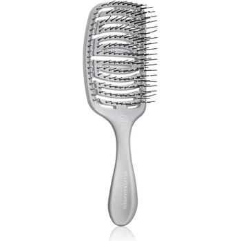 Olivia Garden ESSENTIAL CARE FLEX Medium Hair Bristles Четка за коса Ice Grey