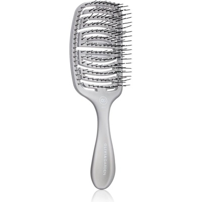 Olivia Garden ESSENTIAL CARE FLEX Medium Hair Bristles Четка за коса Ice Grey