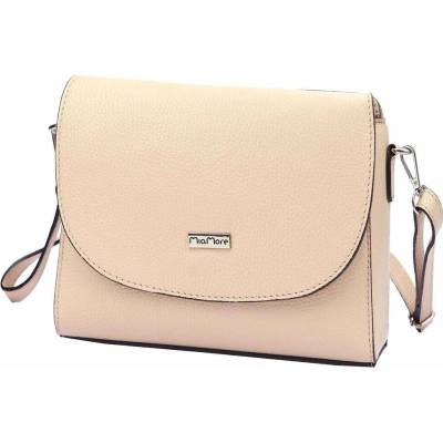 MiaMore dámska kabelka Dollaro z prírodnej kože Old Pink Crossbody