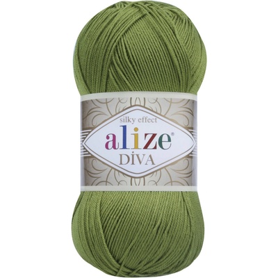 Alize příze Diva 210 lesní zelená