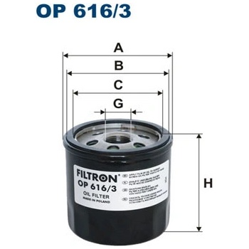 FILTRON Olejový filter OP6163