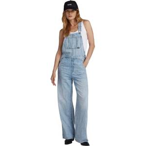 G-STAR Leg Dungaree Straight Fit sleeveless overall - Blue (Sun Faded Cloudburst)
