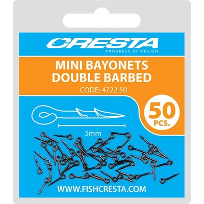 Cresta Mini Bayonets Double Barbed 50 ks