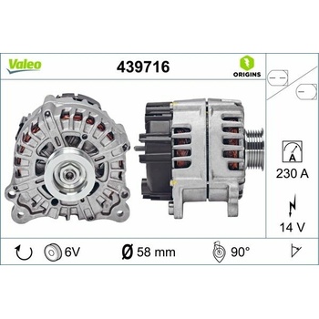 Alternátor VALEO 439716