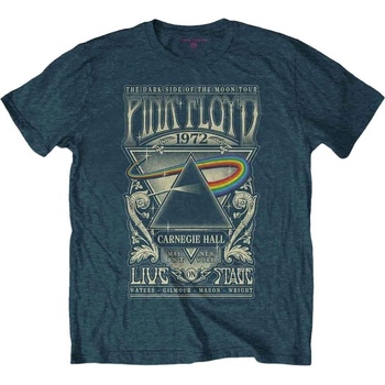 Pink Floyd Риза Carnegie Hall Poster Unisex Denim Blue L (PFTEE78MD03)