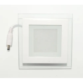 Image 1 of Led панел за вграждане стъкло - квадрат, 6w бяла светлина с led драйвер