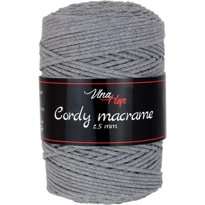 Příze Cordy Macrame 8235 tmavě šedá
