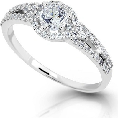 Zodiax Dámský prsten s brilianty bílé zlato 1840 žlutá