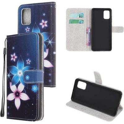 Калъф страничен флип за Samsung Galaxy A03s (166.5) - две цветя