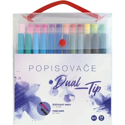 Concorde Sada popisovačů Dual-Tip - 24 ks box