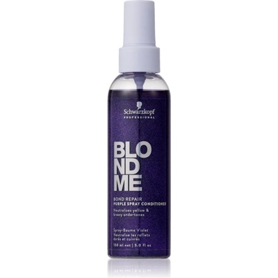 Schwarzkopf Blondme Bond Repair Purple Spray Conditioner лилав балсам в спрей 150ml