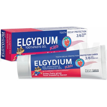 Elgydium Kids gel.ZP s fluorin.2-6 let 50 ml jahoda