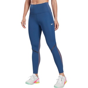 Reebok Ts Lux Perform Perforated Leggings Blue - dress4less