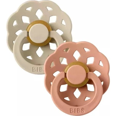 BIBS Залъгалки BIBS - Boheme, 0-6 м, 2 броя, Vanilla/Peach (230103)