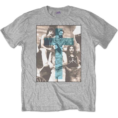 Black Sabbath Blue Cross Grey M Риза (BSTS37MG02)