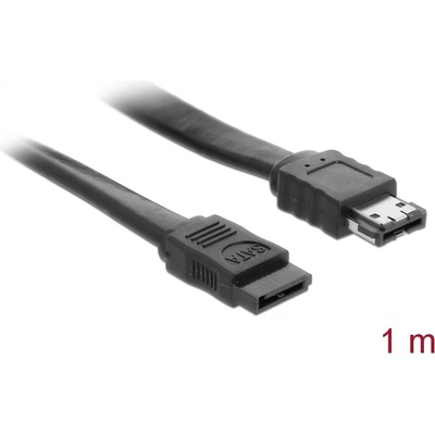 Delock Кабел SATA 3 Gb/s втулка eSATA втулка 1 м черен (85810) (85810)