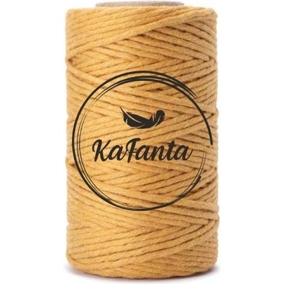Macrame priadza KaFanta PREMIUM 2mm/50m - mustard
