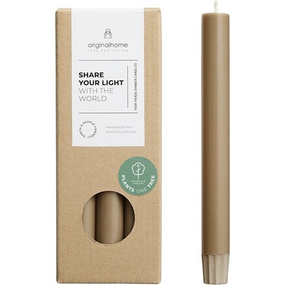 Original Home Dinner Candle Chocolate 10 ks