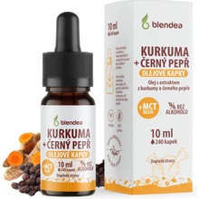 BLENDEA Kurkuma + čierne korenie olejové kvapky 10 ml