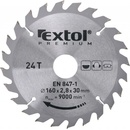 EXTOL PREMIUM Kotouč pilový s SK plátky 8803214, 160x2,6x30mm, 24T